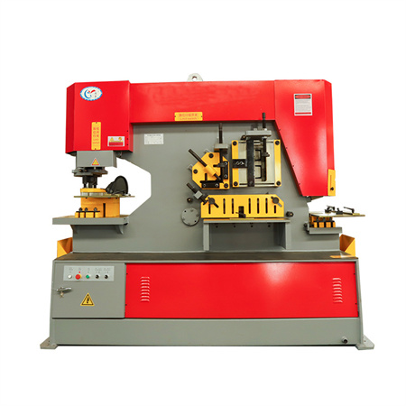 Iron Worker Press Hydraulinen puristintehdas Valmistaja Iron Worker Automaattinen hydraulinen leikkaus- ja puristusjarrukone