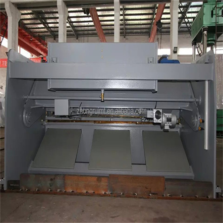 Täysautomaattinen qc12y hydraulinen giljotiinileikkauskone 6000 automaattisella teränpoistolla