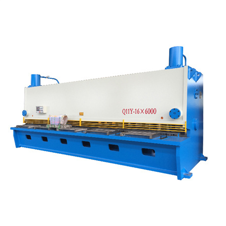 HAAS-tyyppinen hydraulinen giljotiini cnc-leikkuri, varustettu E21S CNC-järjestelmällä.